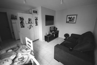 Photograph of Jussara’s new living room.