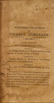 Figure 11. Image of the first page of the Organic Regulations of the College d’Orléans which outlines the composition of the administration. Written in French.