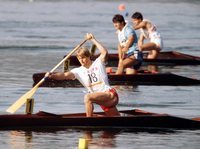 Canadian Olympian Larry Cain at the 1984 Games in Los Angeles, California.