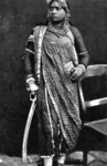 A vīrāṅganā from the nineteenth-century stage, reprinted from William Ridgeway, The Dramas and Dances of Non-European Races (Cambridge, 1915).