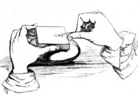 SS1E Diagram of engraver's hands.