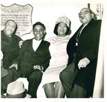 This photograph has hung in the office of the Rev. Clay Evans of Chicago for nearly 50 years. Evans was the movement’s most ardent supporter when the SCLC came to Chicago. From left, Evans, Rev. Louis Boddie, Mahalia Jackson, Rev. B.F. Paxton.