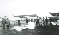 A view of the Kommendatskoe aerodrome during the Second Week of Aviation.