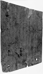 Writing exercises of Coptic epistolary formulas; Oxyrhynchites, VII CE. Black and white image of a piece of papyrus with writing on it.