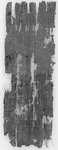 Two private letters on one sheet; provenance unknown, end I–II CE. Black and white image of the back of a piece of papyrus with writing on it.