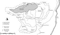 A map of the Arsinoite Nome (Fayum) in the Roman period, showing Tebtunis in the south.