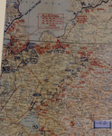 November 15, 1941, note how thinly stretched German offensive was, lines of Spanish Division bending across Volkhov River to Possad. Full map (multi-MB file).