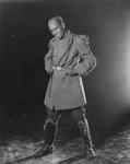 African American actor Charles Gilpin wearing his costume from The Emperor Jones in 1920.