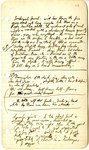 Notebook excerpt featuring lines from "Geographical Mirror" (GM) images and language that later appear in "Cape Breton" ('the little calf that bawls"). ""A Summer's Dream" ( "dwarfs, giants") and "At the Fishhouses" ("Description of the dark, icy, clear water"; "My idea of 'knowledge'"; "Half-drawn, half-flowing from a [canceled] great rocky breast").