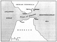 Map 2: Region of the Strait of Gibraltar