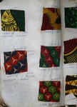 Cotton textile sample swatch printed in Kaduna.