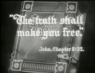 Image of the bible cover with a quote from John