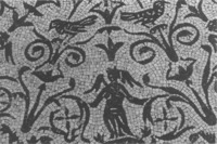 Figure 20.a Ostia, III, xvii, 5, Caseggiatio di Bacco e Arianna, triclinium, detail.