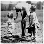 Henry Ford with two of his grandchildren