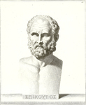 Stanza dei Filosofi, bust 88, as illustrated by Bottari before removal of Albani's fake "Epicurus" inscription.