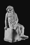 Fig. 8. Comic actor dressed as slave and seated on altar; Rome, first or second century CE.