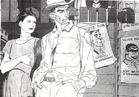 This cartoon ran on the front page of the magazine Bohemia on February 27, 1938. Journalists had to be careful of military reprisal if they attacked Batista or the military directly, but sometimes they targeted Batista in a way that provided them with plausible deniability. In this image, which ran prior to the discredited congressional election of 1938, the campaign poster on the bottom right suspiciously resembles Batista, and the candidate's name is “José Bruto y Travieso” (José Dumb and Mischievous).