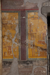 Fig. 2.14. Triclinium 14, east wall, upper right, yellow monochrome landscapes, detail. Photo: P. Bardagjy.