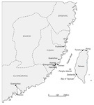 Taiwan Straits in the Seventeenth Century, Selected Sites