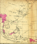 Postwar planning map of British Imperial Asia.