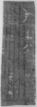 Order of payment; Papa (Heracleopolite), V CE. Black and white image of the front of a piece of papyrus with writing on it.