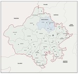 Map of Rajasthan