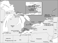 Map War of 1812: The Canadian Theater
