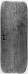 Bruchrechnungen; Oxyrhynchites, VII n.Chr. Black and white image of a piece of papyrus with writing on it.