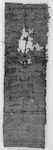 Two recipes for medicinal wines; Arsinoite, V? CE. Black and white image of a piece of papyrus with writing on it.