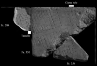 Composite image of fragments 284, 330, and 354.