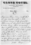 Letter of Henry Ford to Clara, March, 1891