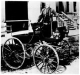 The "Selden Buggy," with George B. Selden in the seat