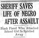 Headline, Ocala Evening Star, March 25, 1931, p. 1.