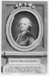 Jean-François de Cailhava. This engraving from 1780, by Charles-Étienne Gaucher, noted for his portraits of court figures, is based on a drawing by André Pujos. It presents Cailhava in a standard academic pose; the verse compares him to Molière for his ability to combine "tone" and "mores" with commercial appeal. (Reproduced from the Bibliothèque Nationale, Département des Estampes, N2, vol. 248)