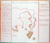 Map of Dutch Fortress on Penghu, c. 1623