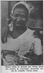 Fig. 47. An unidentified woman poses with her identity documents, an act that exposes the irregularities of bureaucratic protocols associated with Operação Produção and how state officials misidentified populations.