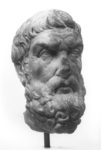 Miniature bust of Epicurus in the J. Paul Getty Museum.