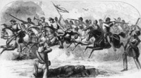 Figure 2.4b "Cavalry charge at Fairfax court house, May 31, 1861."
