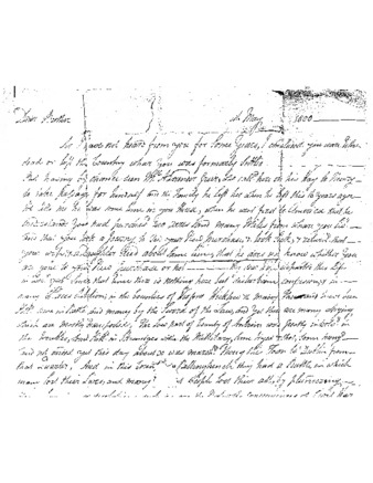 Chapter 4, Letter 3 Henry Johnston, Loughbrickland, County Down, to Moses Johnston, Northumberland, Northumberland County, Pennsylvania, 11 May 1800