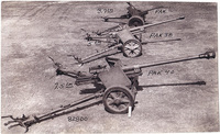 German 37mm PAK, 50mm PAK, and 75mm PAK. Ordnance Museum, Aberdeen Proving Ground.