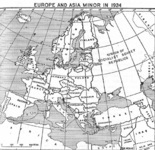 Europe and Asia Minor, 1924.