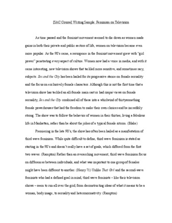 View PDF (78.8 KB), titled "Writing Sample 4 from Lauren"