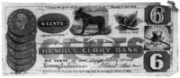 Citation: 6 Cents. Humbug Glory Bank (New York: Anthony Fleetwood, 1837).