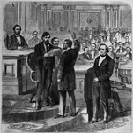 Figure 4.8 "Washington, D.C.—Administering the oath to Hiram Revels, colored senator from the state of Mississippi, in the Senate Chamber of the United States, on Friday, February 25, 1870."
