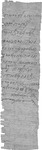 Elongated papyrus fragment containing a Coptic tax document.