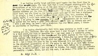 Excerpt from letter to Dorothee Bowie in which Bishop comments on her guilt feelings about her mother's mental illness and death, the mental illnesses of Robert Lowell and Lota de Macedo Soares, and the 19th-century mental health reformer Dorothea Dix. She asserts to Bowie that "queer, drunk, and all the rest, I am sane."