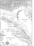 Fig. 4. Map of Italy showing location of study sites.