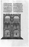 Richard of Saint Victor, Temple gatehouse, illustration for Ezekiel's vision; probably before 1173.