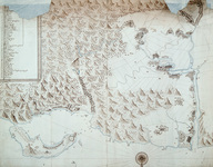 Map of Danshui and Surrounding Areas, Including the Island of Jilong, 1654