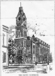 Duval County Courthouse, Jacksonville, Florida. Illustration from the Florida Times-Union, January 24, 1897, p. 3.